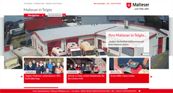 Desktop Screenshot of malteser-telgte.de
